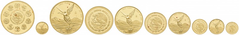 Mexiko
Republik 2007 Libertad Gold Series, Oro Puro - Reines Gold, 5 Münzen von...
