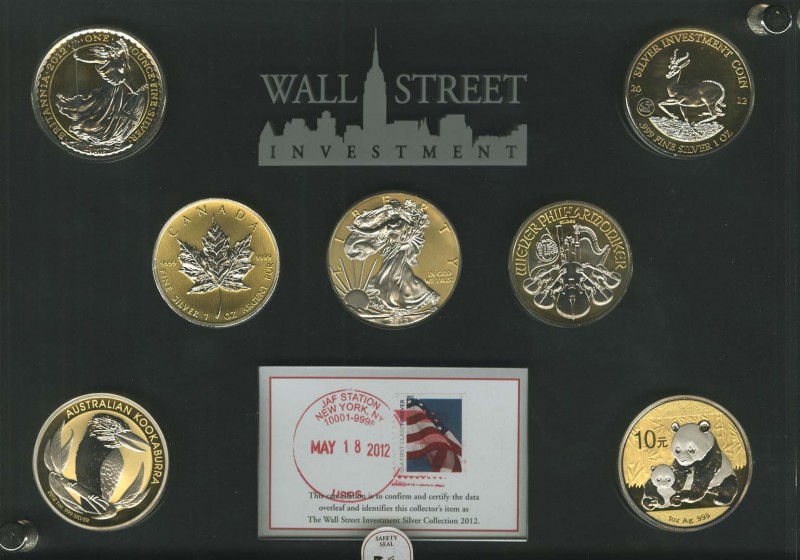 Allgemein
 Wall Street Collection, 2012, 7 der bekanntesten Silber-Anlagemünzen...