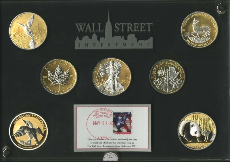 Allgemein
 Wall Street Collection, 2011, 7 der bekanntesten Silber-Anlagemünzen...