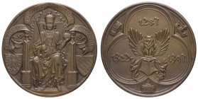 Spezialsammlung Goetz-Medaillen
 1905 Bronzegussmedaille auf Kaiser Ludwig IV. von Bayern, Av.: von vorn thronender Kaiser zwischen Wappen, Rv.: Helm...