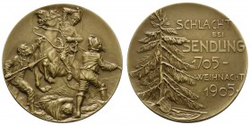 Spezialsammlung Goetz-Medaillen
 1905 Bronzemedaille auf den 200. Jahrestag der Schlacht bei Sendling, Av.: österreichischer Soldat auf sich aufbäume...