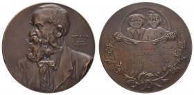 Spezialsammlung Goetz-Medaillen
 1907 Bronzegussmedaille auf den 75. Geburtstag des humoristischen Dichters und Zeichners Heinrich Christian Wilhelm ...