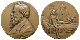 Spezialsammlung Goetz-Medaillen
 1908 Bronzemedaille auf den 70. Geburtstag des Orthopäden und Erbauers der Kuranlage Wildbad Rothenburg, Friedrich H...