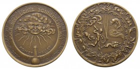 Spezialsammlung Goetz-Medaillen
 1910 Bronzegussmedaille auf den Halley'schen Kometen, Av.: Sonne mit Gesicht über Komet, Rv.: Allegorie in einem Kra...