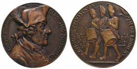 Spezialsammlung Goetz-Medaillen
 1912 Bronzegussmedaille auf den 200. Geburtstag Friedrichs des Großen am 24. Januar, Av.: Brustbild mit Dreispitz na...