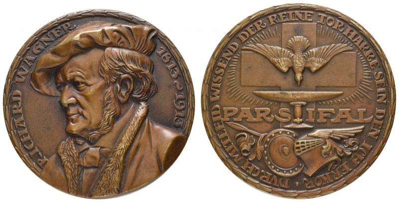 Spezialsammlung Goetz-Medaillen
 1913 Bronzegussmedaille auf den 100. Geburtsta...