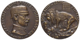 Spezialsammlung Goetz-Medaillen
 1914 Bronzegussmedaille auf den Sieg der sechsten und siebten Armee unter Kronprinz Rupprecht von Bayern bei Dieuze,...