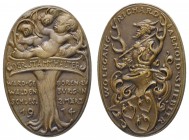 Spezialsammlung Goetz-Medaillen
 1914 hochovale Bronzegussmedaille auf die Geburt des Stammhalters Wolfgang Richard Arnold Stiebler am 2. März 1914 i...