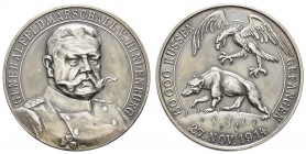 Spezialsammlung Goetz-Medaillen
 1914 Silbermedaille auf den Generaloberst Paul von Hindenburg und die siegreiche Schlacht bei den Masurschen Seen, A...