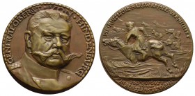 Spezialsammlung Goetz-Medaillen
 1914 Bronzegussmedaille auf Hindenburg und die Schlacht bei Tannenberg, Av.: Brustbild des späteren Reichspräsidente...
