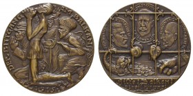 Spezialsammlung Goetz-Medaillen
 1915 Bronzegussmedaille auf die Bemühungen der Alliierten um den Kriegseintritt der Balkankönige von Rumänien, Bulga...