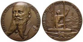Spezialsammlung Goetz-Medaillen
 1915 Bronzegussmedaille auf Großadmiral Alfred von Tirpitz und den Beginn des U-Boot-Krieges, Av.: Büste dreiviertel...