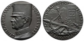 Spezialsammlung Goetz-Medaillen
 1916 Eisengussmedaille auf die Kapitulation und Erstürmung des Lovcen durch die 3. Armee, welche von dem Habsburger ...