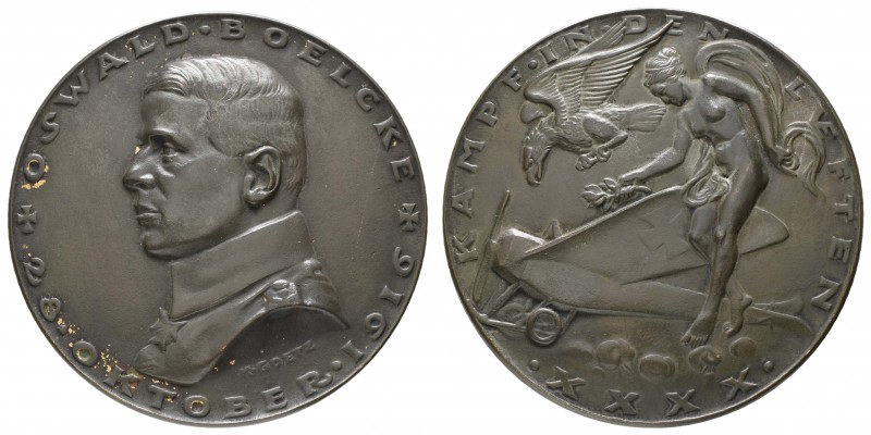 Spezialsammlung Goetz-Medaillen
 1916 Bronzegussmedaille auf den Tod des Kampff...