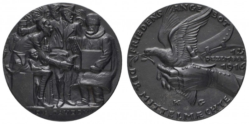 Spezialsammlung Goetz-Medaillen
 1916 Eisengussmedaille auf das Friedensangebot...