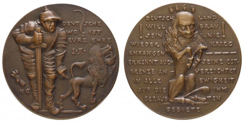 Spezialsammlung Goetz-Medaillen
 1925 Bronzegussmedaille auf den Vertrag von Lo...