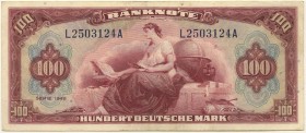 Deutschland Bundesrepublik
 100 Deutsche Mark 1948 II-III ROS 244