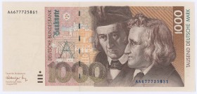 Deutschland Bundesrepublik
 1000 Deutsche Mark 1.8.1991 ROS 302 a I