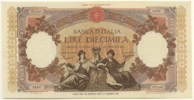 Ausland Italien
 10000 Lire 26.1.1957 III Pick 89 c