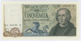 Ausland Italien
 5000 Lire 11.4.1973 WPM 102 b I