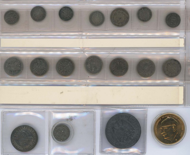 Nachlässe & Sammlungsaufgaben
 Es rappelt in der Tüte, 6x 20 Pfennig Silber, 5x...