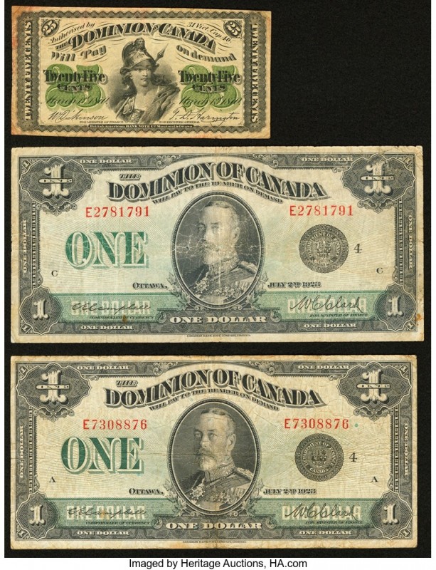 Canada Collection of 7 Examples Fine-Very Fine. 

HID09801242017

© 2020 Heritag...