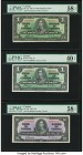 Canada Bank of Canada $1; $10 2.1.1937 BC-21c; BC-21d; BC-24b PMG Extremely Fine 40 EPQ; Choice About Unc 58 EPQ (2). 

HID09801242017

© 2020 Heritag...