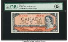 Canada Bank of Canada $2 1954 Pick 67b BC-30b "Devil's Face" PMG Gem Uncirculated 65 EPQ. 

HID09801242017

© 2020 Heritage Auctions | All Rights Rese...