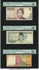 Ascending Ladder Group Indonesia Bank Indonesia 5000; 10,000; 20,000; 100,000 Rupiah (1998-2005) Pick 137b; 138d; 142d; 142e; 143; 144b; 146b PMG Gem ...