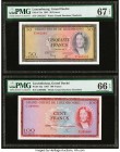 Luxembourg Grand Duche de Luxembourg 50; 100 Francs 1961-63 Pick 51a; 52a PMG Gem Uncirculated 66 EPQ; Superb Gem Unc 67 EPQ. 

HID09801242017

© 2020...
