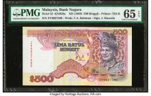 Malaysia Bank Negara 500 Ringgit ND (1989) Pick 33 KNB38a PMG Gem Uncirculated 65 EPQ. 

HID09801242017

© 2020 Heritage Auctions | All Rights Reserve...