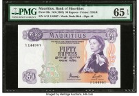 Mauritius Bank of Mauritius 50 Rupees ND (1967) Pick 33c PMG Gem Uncirculated 65 EPQ. 

HID09801242017

© 2020 Heritage Auctions | All Rights Reserved...