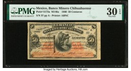 Low Numbered Mexico Banco Minero Chihuahuense 50 Centavos 1880 Pick S173a M146a PMG Very Fine 30 EPQ. 

HID09801242017

© 2020 Heritage Auctions | All...