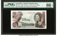 Seychelles Government of Seychelles 5 Rupees 1.1.1968 Pick 14a PMG Gem Uncirculated 66 EPQ. 

HID09801242017

© 2020 Heritage Auctions | All Rights Re...