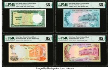 South Vietnam National Bank of Viet Nam 20; 50; 200; 500 Dong ND (1964-72) Pick 16a; 30a; 32a; 28a PMG Gem Uncirculated 65 EPQ (4). 

HID09801242017

...