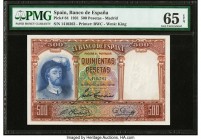 Spain Banco de Espana 500 Pesetas 25.4.1931 Pick 84 PMG Gem Uncirculated 65 EPQ. 

HID09801242017

© 2020 Heritage Auctions | All Rights Reserved