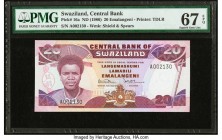 Swaziland Central Bank of Swaziland 20 Emalangeni ND (1986) Pick 16a PMG Superb Gem Unc 67 EPQ. 

HID09801242017

© 2020 Heritage Auctions | All Right...