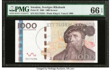 Sweden Sveriges Riksbank 1000 Kronor 2005 Pick 67 PMG Gem Uncirculated 66 EPQ. 

HID09801242017

© 2020 Heritage Auctions | All Rights Reserved