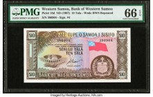 Western Samoa Bank of Western Samoa 10 Tala ND (1967) Pick 18d PMG Gem Uncirculated 66 EPQ. 

HID09801242017

© 2020 Heritage Auctions | All Rights Re...