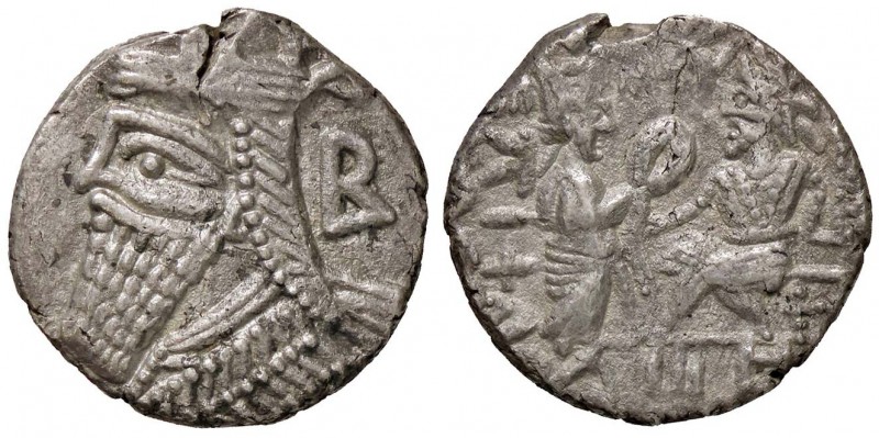 GRECHE - RE PARTHI - Vologases III (148-192) - Tetradracma - Busto diademato a s...