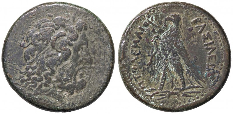 GRECHE - RE TOLEMAICI - Tolomeo III, Euergete (246-221 a.C.) - AE 42 - Testa dia...