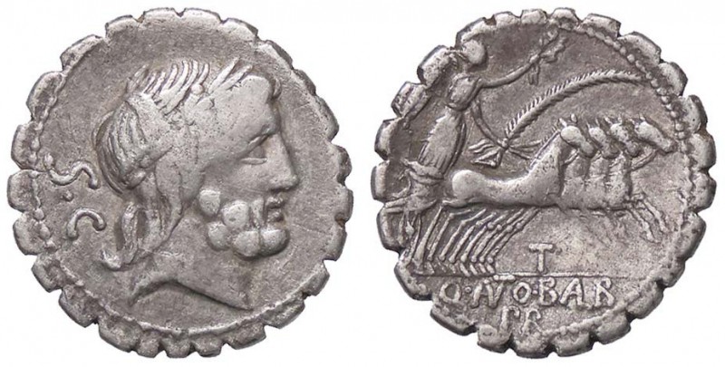 ROMANE REPUBBLICANE - ANTONIA - Q. Antonius Balbus (83-82 a.C.) - Denario serrat...