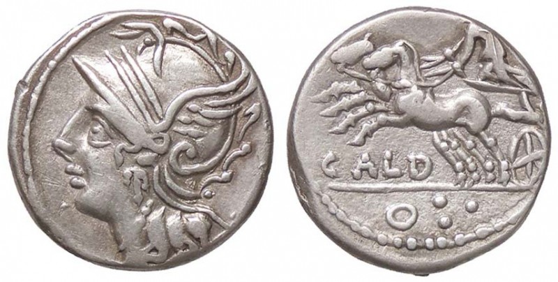 ROMANE REPUBBLICANE - COELIA - C. Coelius Caldus (104 a.C.) - Denario - Testa di...