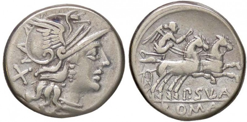 ROMANE REPUBBLICANE - CORNELIA - P. Cornelius Sulla (151 a.C.) - Denario - Testa...