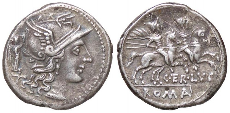 ROMANE REPUBBLICANE - TERENTIA - C. Terentius Lucanus (147 a.C.) - Denario - Tes...