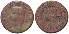 ROMANE IMPERIALI - Caligola (37-41) - Sesterzio - Busto laureato a s. /R Scritta entro corona C. 24; RIC 37 (AE g. 27,29)
qBB/BB