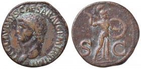 ROMANE IMPERIALI - Claudio (41-54) - Asse - Testa a s. /R Pallade andante a d. con lancia e scudo C. 84 (AE g. 10,54)
BB