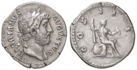 ROMANE IMPERIALI - Adriano (117-138) - Denario - Testa laureata a d. /R Adriano seduto a d. con torcia (AG g. 3,18)
qSPL