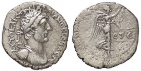 ROMANE PROVINCIALI - Adriano (117-138) - Emidracma (Cesarea di Cappadocia) - Busto laureato e drappeggiato a d. /R La Nike andante a d. con corona e p...