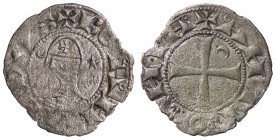 LE CROCIATE - ANTIOCHIA - Boemondo III (1149-1201) - Denaro - Testa a s. /R Croce (AG g. 0,77)
qBB